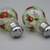 Hand Blown and Painted Salt and Pepper Shakers, Great Condition 2 thumbnail