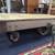 Antique Lansing Company Warehouse Cart Rustic Coffee Table 6 thumbnail