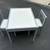 Kid’s 3-Piece Table and Chair Set Gray and White Chairs 1 thumbnail