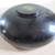 Gorgeous Large Solid Mahogany Black Lacquered Wood Bowl 3 thumbnail