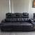 Dual Power leather reclining sofa and recliner 9 thumbnail