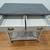 🧂 Granite-Top Rolling Kitchen Cart – 2 Drawers, Dual Shelves, Wood Fr 4 thumbnail