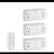 Commercial Electric Wireless Indoor Remote Control AC/DC Adapter, White (3-Pack) 5 thumbnail