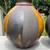 Pair 2 Vintage MCM Modern Art Pottery Large Bulbous Table Lamp Signed 11 thumbnail