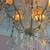 Pink Crystal Chandelier Shabby Chic  Large size 5 bulbs 7 thumbnail