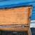 Antique Primitive Wood Carpenters Tool Trunk Chest w/Lead Metal Lid 7 thumbnail