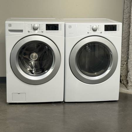 Stackable LG Super Capacity Plus Washer and electric Dryer Delivery available 1