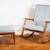 Design Within Reach Risom Rocker and Jens Ottoman, a set 2 thumbnail