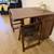 Drop-Leaf Dining Table + 2 Padded Folding Chairs, Walnut 2 thumbnail