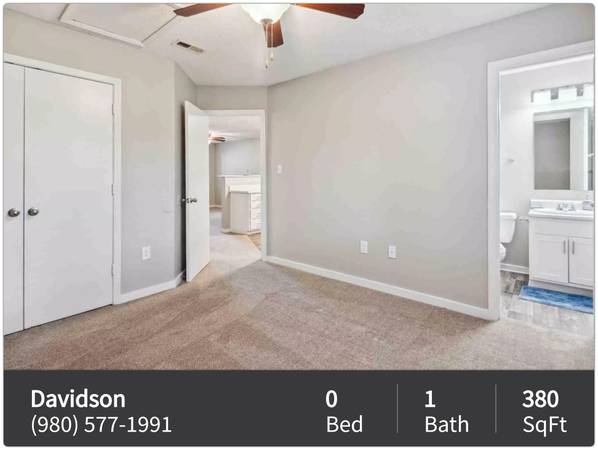 $848 / 380ft2 - Everything you want and MORE! 380 sq ft Studio available! (Concord)63925334124163121