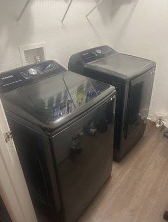 Negro, Samsung, lavadora/secadora eléctrica inteligente. - $165 (Los Ángeles)63471261869185120