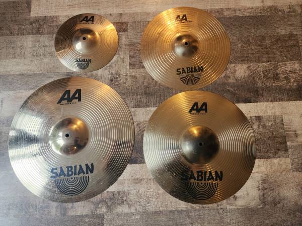 Sabian AA Metal crash cymbal set 1