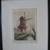 ANTIQUE VINTAGE FRAMED DUTCH WINDMILL COLOR ETCHING SIGNED FRAMED 1 thumbnail