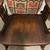 Antique ~ 1890s Victorian Oak Rocking Chair - Large Pressed Back 2 thumbnail