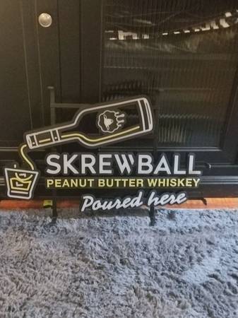 Skrewball whiskey led neon brand new 1