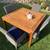Outdoor Patio Brown Jordan Premium Teak Table Pottery Barn Chairs 18 thumbnail