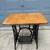 SINGER SEWING MACHINE BASE SIDE TABLE WITH SOLID OAK 1 thumbnail