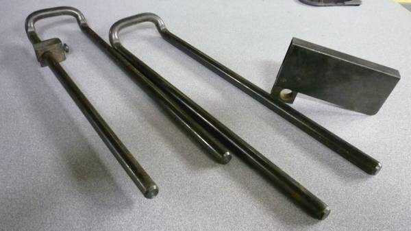 chop saw support arms w/stop 1