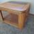 Beautiful Wooden Living Room End Table w Glass 28" x 24" x 20" tall 4 thumbnail