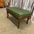 Vintage green vinyl footstool 1 thumbnail