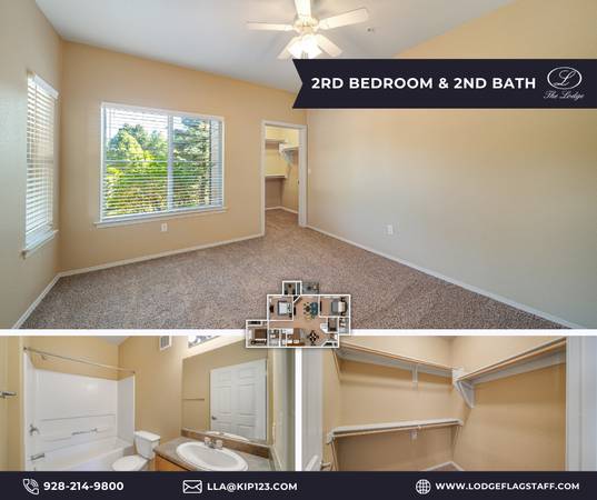 $2,511 / 3br - 1106ft2 - 161 - Ground Floor 3BD 2BA with In Unit Laundry!- Available Now! (Flagstaff)64147854127745124