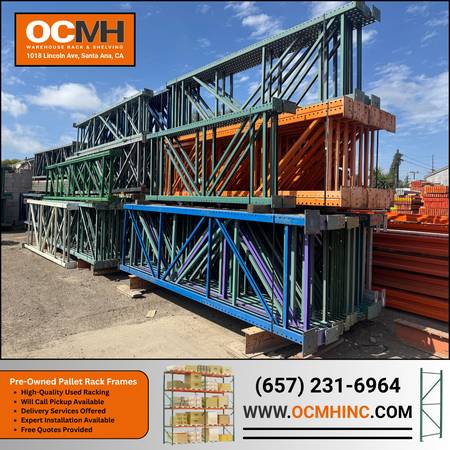 Used Pallet Rack Uprights-Used Rack-Shelving-Warehouse 1
