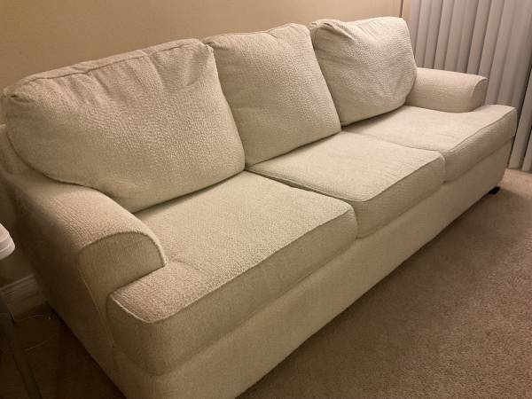 Alessandro II Porcelain 101” Fabric Couch 1