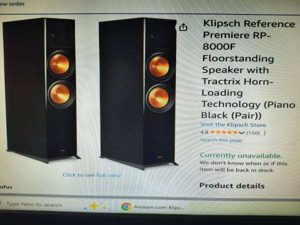 Klipsch Reference Premiere RP-8000F Floorstanding Speakers 1