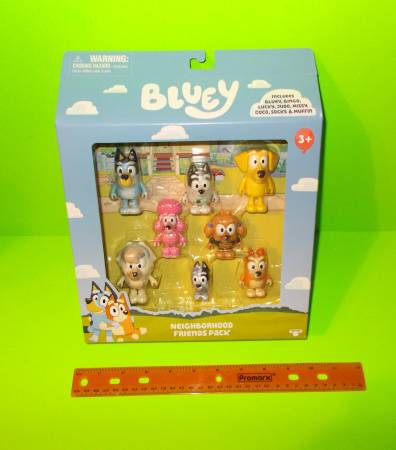 Bluey Neighborhood Friends 8-Pack Figure Set  __ New 1