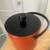 Ice Bucket w/Lucite Lid and Handle - 8" x 8" - Mid Century Modern 2 thumbnail