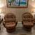 Beautiful Java Rattan Swivel Rocker with Custom Cushion 2 thumbnail