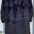 Beautiful KAMAL  Full Length Black Rabbit Natural Fur Coat 1 thumbnail