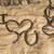 Hand welded Horseshoe I love u and love wine signs 4 thumbnail