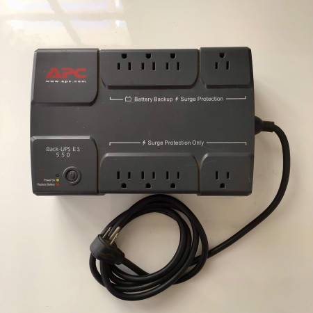APC Back-UPS Battery Backup & Surge Protector 1