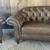 Ralph Lauren Genuine Leather Loveseat & Armchair Brown Tufted Set 4 thumbnail