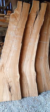 Mulberry, Ash, Cherry Slabs 1