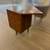 Vintage mid century modern walnut corner dresser desk 3 thumbnail