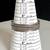VTG NA Sterling Silver 7 Row Twisted Rope Cuff Bracelet Size 7" 9 thumbnail