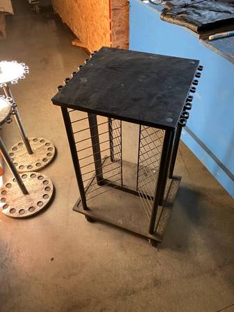 Fishin rod and tackle box rack 1