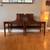 Beautiful pair of vintage Mersman solid wood  2 tier bottom shelf side 1 thumbnail