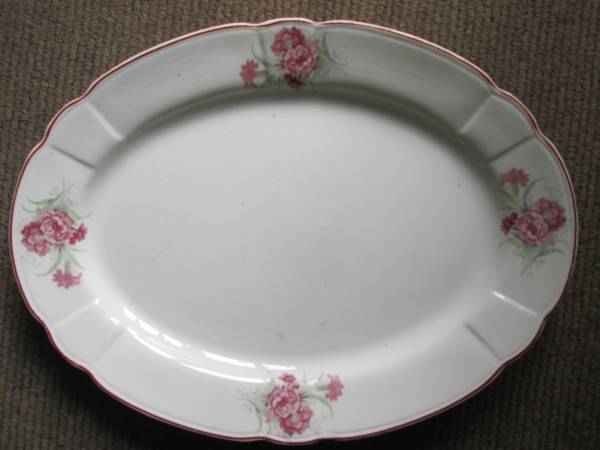 Knowles, Taylor & Knowles Ivory Platter 1