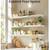 AMADA HOMEFURNISHING 23.6" L Floating Shelves, Wall Shelves Set of 3 f 10 thumbnail