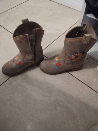 Spirit Toddler Girls Cowboy Boots Size 9 1