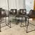 Round Pub  High Table & 4 Bucket Seat Chairs ASHLEY FURNITURE 9 thumbnail