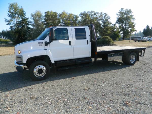 2007 GMC 6500 Top Kick Crew Cab Flatbed 14Ft - EXTRA CLEAN!! EZ FINANCING!! CALL 1