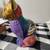 Beautiful hand-painted Mexican art cat sculpture 2 thumbnail