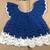 Handmade Crochet Unique design  dress with head band 3 thumbnail