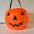 1968 Pumpkin with Smiley Face & Strap Handle Empire Plastics Halloween 5 thumbnail