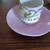 Vintage Pink Porcelain Teacup Set Forget Me Not Made In Ger 2 thumbnail