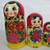 Russian Hand Painted 9 Piece Matryoshka Nesting Dolls-9 1/8" Tall 2 thumbnail